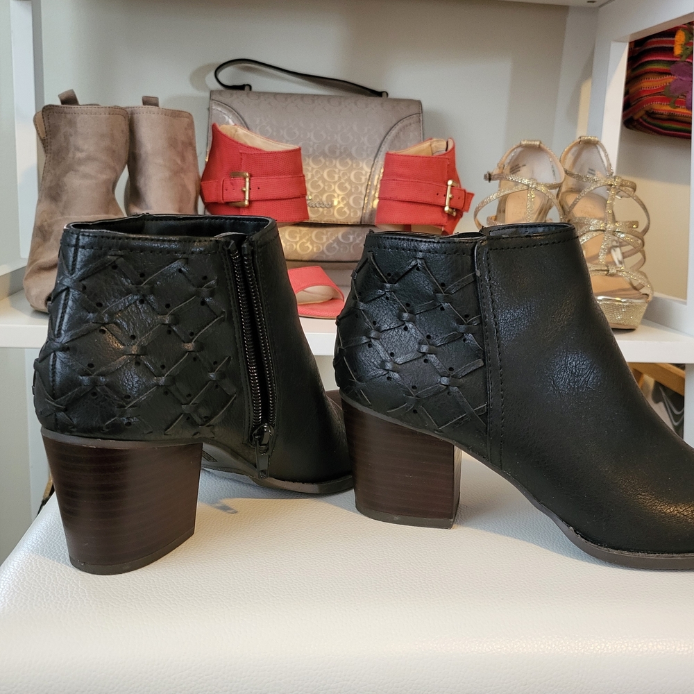 Fergalicious Black Quilted Ankle Booties
